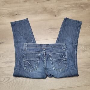 Joes Jeans Womens 24 Blue Crop Classiccore Low Rise Mom Casual Denim Stretch